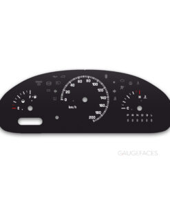 Chrysler Voyager / Grand Voyager IV (2001–2007) – Gauge Faces – Black