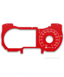 Honda Accord X (2017-2022) – Gauge Faces – Red
