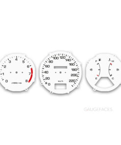 Honda Accord III (1985-1989) – Gauge Faces – White