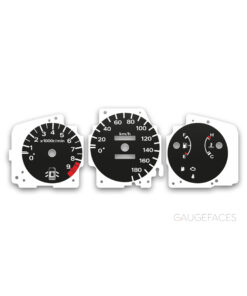 Honda Civic EG (1992–1995) – Gauge Faces – Black