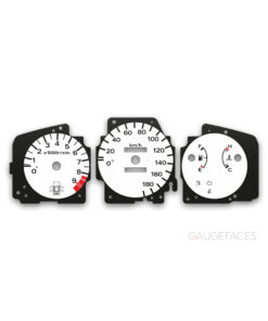 Honda Civic EG (1992–1995) – Gauge Faces – White