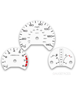 Honda Odyssey II RL1 (1999–2004) – Gauge Faces – White