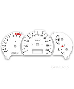 Hyundai Accent LC (1999-2012) – Gauge Faces – White