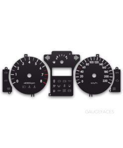 Hyundai Getz TB (2002-2005) – Gauge Faces – Black