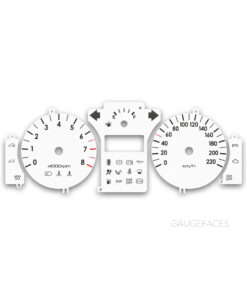 Hyundai Getz TB (2002-2005) – Gauge Faces – White