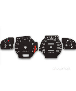 Hyundai Lantra J2 (1995-2000) – Gauge Faces – Black