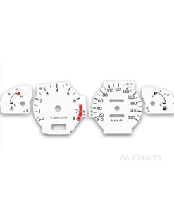 Hyundai Lantra J2 (1995-2000) – Gauge Faces – White
