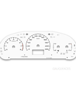 Hyundai Santa Fe 2 CM (2006-2012) – Gauge Faces – White