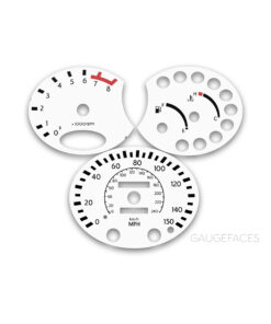 Hyundai Tiburon Coupe Tuscani (2001-2003) – Gauge Faces – White