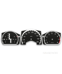 Toyota Aristo S160 S161 (1997-2004) – Gauge Faces – Black