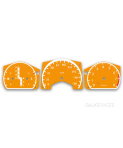 Toyota Aristo S160 S161 (1997-2004) – Gauge Faces – Orange