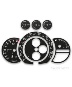 Toyota Altezza XE10 1998–2005 Gauge Faces - Black