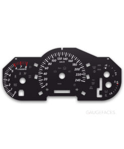 Lexus RX330 (2003-2006) – Gauge Faces – Black