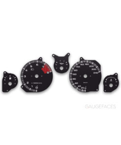 Mazda MX-5 Miata NA (1989–1997) – Gauge Faces – Black