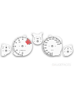 Mazda MX-5 Miata NA (1989–1997) – Gauge Faces – White