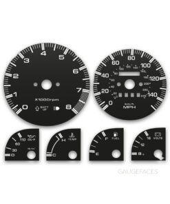 Custom Full set for Mazda RX-7 (1986-1988) - Black