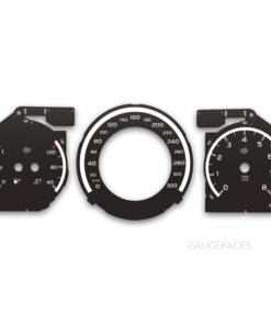 Mercedes Benz CLS W218 (2011–2018) – Gauge Faces – Black