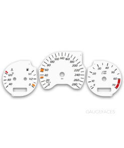 Mercedes-Benz W202 C-Class (1993–2000) – Gauge Faces – White