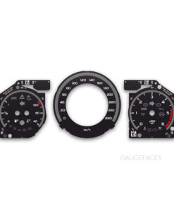 Mercedes-Benz C-Class W204 (2007–2014) – Gauge Faces – Black