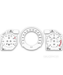 Mercedes-Benz C-Class W204 (2007–2014) – Gauge Faces – White
