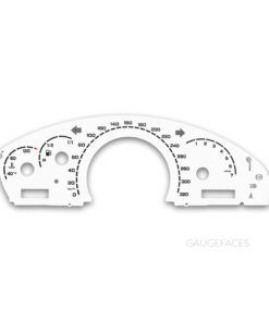 Mercedes-Benz CL-Class C215 (1999-2006) – Gauge Faces – White
