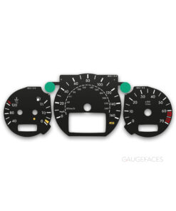 Mercedes-Benz CLK-Class W208 (1997–2003) – Gauge Faces – Black