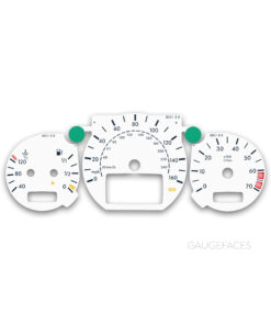 Mercedes-Benz CLK-Class W208 (1997–2003) – Gauge Faces – White