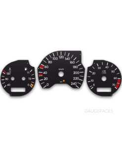 Mercedes-Benz E-Class W210 (1995–2003) – Gauge Faces – Black