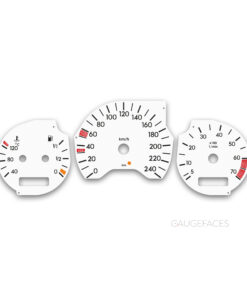 Mercedes-Benz E-Class W210 (1995–2003) – Gauge Faces – White