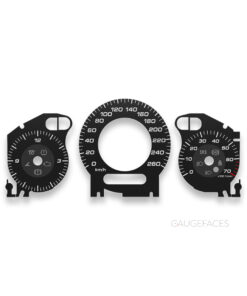 Mercedes-Benz E-Class W211 (2002-2009) – Gauge Faces – Black