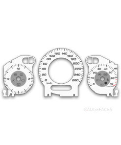 Mercedes-Benz E-Class W211 (2002-2009) – Gauge Faces – White