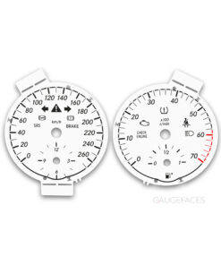 Mercedes-Benz SLK-Class R171 (2004–2011) – Gauge Faces – White