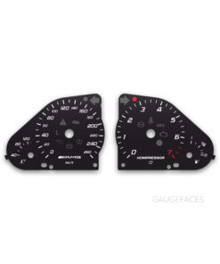 Mercedes-Benz C-Class W203 S203 (2001-2007) – Gauge Faces – Black