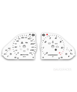 Mercedes-Benz C-Class W203 S203 (2001-2007) – Gauge Faces – White