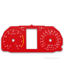 Mitsubishi Eclipse Cross (2017-2020) – Gauge Faces – Red