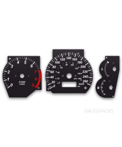 Mitsubishi Lancer Evolution VI (1999-2001) – Gauge Faces – Black