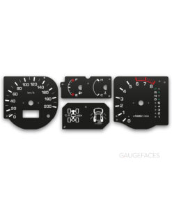 Mitsubishi Montero III 3rd Gen (1999–2006) – Gauge Faces – Black