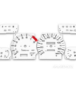 Nissan Silvia S14 (1995–1998) – Gauge Faces – White