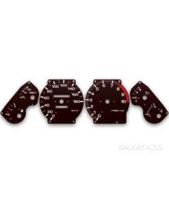 Nissan Skyline GT-R R32 (1989-1994) – Gauge Faces – Black