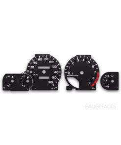 Nissan Skyline GT-R R33 (1995–1998) – Gauge Faces – Black