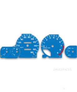 Nissan Skyline GT-R R33 (1995–1998) – Gauge Faces – Blue
