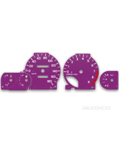 Nissan Skyline GT-R R33 (1995–1998) – Gauge Faces – Purple