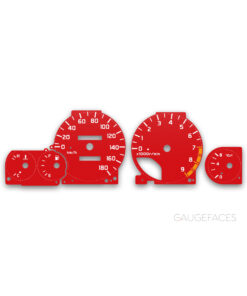 Nissan Skyline GT-R R33 (1995–1998) – Gauge Faces – Red