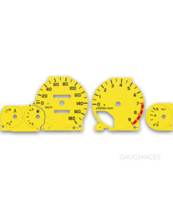 Nissan Skyline GT-R R33 (1995–1998) – Gauge Faces – Yellow