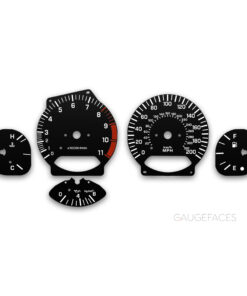 Nissan Skyline GT-R R34 (1999–2002) – Gauge Faces – Black