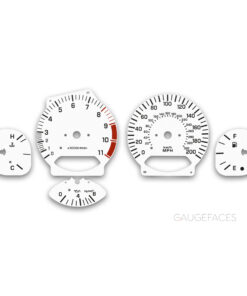 Nissan Skyline GT-R R34 (1999–2002) – Gauge Faces – White