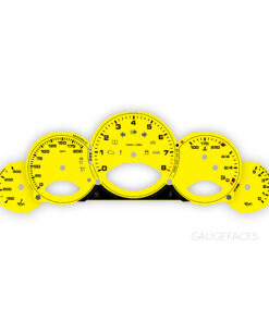 For Porsche 911 997 (Gen 1&2): Gauge Faces - OPTIONS - Racing Yellow