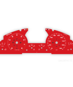 For Porsche Cayenne 955 / 957 Turbo (S) Instrument Gauge Face – OPTIONS - Guards Red