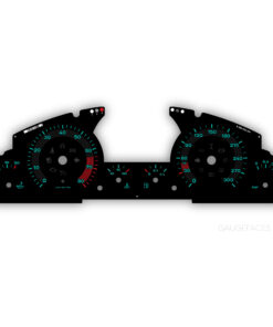 For Porsche Cayenne 955 / 957 Turbo (S): Gauge Face - OPTIONS - Retro Design