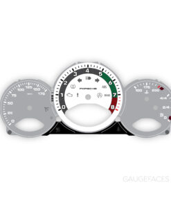 Custom Order: Porsche 987.1 Gauge Face - White/Gray